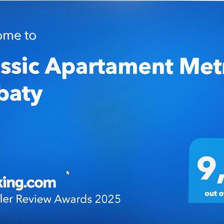 Classic Apartament Metro Kabaty Warszawa Exteriör bild